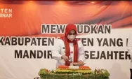 HUT ke-217 Klaten, Simbol Kesederhanaan Dibalik Baju Putih dan Selendang Lurik di Leher