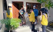 Peduli Sesama, Golkar Kendal Bagikan Bantuan Sembako ke Warga yang Isoman