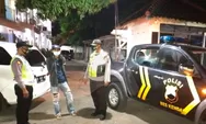 Patroli Malam Polsek Patebon, Laksanakan Pengawasan Penerapan PPKM