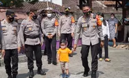 Kapolres Semarang Sambangi 4 Anak Ditinggal Orangtua Meninggal Dunia Karena Covid-19 di Kabupaten Semarang