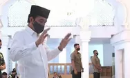 Presiden Mulai Jumatan di Masjid