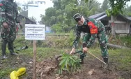 Serentak Tanam Durian di Lokasi TMMD Untuk Masyarakat