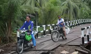 Jembatan Handi Samsu Mulai Dilalui, Aktifitas Masyarakat Kembali Lancar