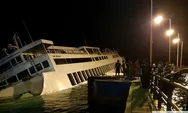 Kapal KMP Dharma Rucitra III Kandas di Dermaga 2 Padangbai, Seluruh Penumpang Selamat