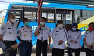 Peluncuran Bus Jabodetabek Residence Connection di Kota Depok