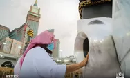 Tiap Hari Masjidilharam Disemprot 70.000 Liter Disinfektan