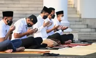 Terbatas, Presiden Jokowi Salat Id di Halaman Istana Bogor
