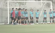 Pemain Timnas Digeber Latihan Variasi Bertahan