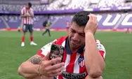 Tangis Luis Suarez Tumpah, setelah Sukses Bawa Atletico Madrid Juara