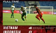 Laga Lawan Vietnam, Timnas Indonesia Kalah Telak 0-4
