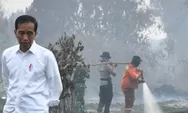 Tinjau Lokasi Karhutla di Riau, Keheranan di Benak Jokowi Muncul 