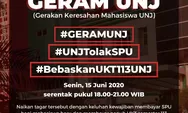 #BebaskanUKT113UNJ Trending di Sosial Media, Ada Apa ?