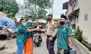 Peringati Isra Mi'raj, Ansor Tamansari Himbau 5M dan Bagikan Masker