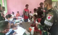 Berikan pelayanan kesehatan di Tapal Batas Papua, Dokter Satgas Yonif 512/QY terjun ke lapangan