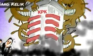 Karikatur: Corona Serang KPK, Gimana Nasib Pemberantasan Korupsi?