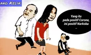 Karikatur: Nia Ramadhani dan Ardi Bakrie Terciduk Kasus Narkoba di Masa PPKM Darurat