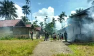 Cegah Timbulnya Bibit Penyakit, Satgas Yonif 512/QY Lakukan Fogging Rumah Warga Perbatasan Papua