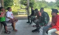 Pererat Tali Persaudaraan, Satgas Yonif 512/QY Sosialisasikan Prokes Kepada Warga Di Perbatasan Papua