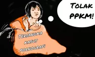 Karikatur: Dinar Candy Jadi Tersangka Kasus Pornografi Pasca Aksi Tolak PPKM