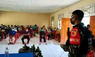 Gandeng Kepala Distrik, Satgas Yonif 512/QY Gelar Sosialisasi Pencegahan Covid-19 Di Tapal Batas Papua