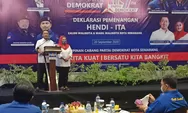 Perayaan HUT ke-19, Partai Demokrat Kota Semarang Deklarasikan Dukung Hendi-Ita
