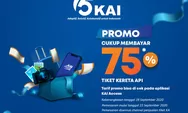 HUT ke-75 PT KAI, Pelanggan Cukup Bayar Tiket 75%