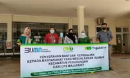 Pegadaian Syariah Majapahit Beri Bantuan ke Warga Pedurungan yang Isolasi Mandiri