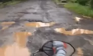 Jalan Dlingo-Patuk Rusak Parah, Netizen Jogja Sebut 'Jeglongan Sewu'