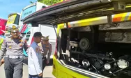  Dishub dan Polresta Sleman Cek Angkutan Lebaran