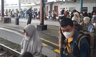 Hari Ini  Puncak Arus Balik Kereta Api di Purwokerto 