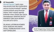Ancam Warga Muhammadiyah, Peneliti BRIN AP Hasanuddin Ditangkap di Jombang