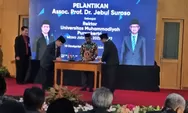  Siap Mengelola Pendidik, Dr Jebul Suroso Dilantik Jadi Rektor UMP