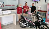 Undian Tabungan Danagung Plus, Fahrizal Bawa Pulang Sepeda Motor