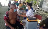 Yang Isolasi Tinggal 2 Orang&nbsp;Vaksinasi di Bantul Jalan Terus