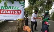 Selamatkan Harga Jual Panen Wortel, Baznas Boyolali Beli dan Bagikan Wortel ke Masyarakat