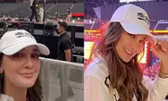 Heboh Luna Maya Saksikan Soundcheck Konser BTS di Las Vegas
