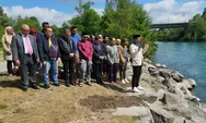 Sebelum Pulang, Ridwan Kamil Salat Gaib Untuk Eril di Tepi Sungai Aare Swiss