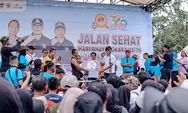 Ribuan Warga Rancah Ikuti Jalan Sehat Hari Jadi Ke-380 Kabupaten Ciamis