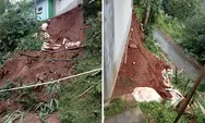 Longsor Mengancam Rumah Milik Warga Kabupaten Ciamis