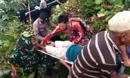 Diduga Salah Injak Rem, Minibus Di Ciamis Terperosok Ke Jurang