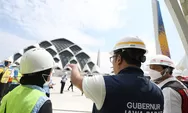 Tinjau Pembangunan Masjid Raya Al-Jabbar, Ridwan Kamil: Masjid Terkeren di Indonesia