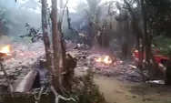 5 rumah di Dusun Kuta Ludes Terbakar, Gegara Bakar Sampah