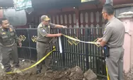 Tak Kantongi Izin, Pol PP Kabupaten Ciamis Hentikan Proyek Pemasangan Kabel Optik