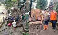 Banjir Bandang Garut 2022,  Jembatan Hancur dan  Rumah Warga Terendam