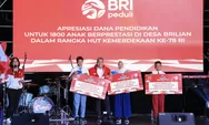 BRILian Independence Week 2023, BRI Gelar Bazaar UMKM dan Bagikan Beasiswa Bagi Ribuan Anak