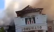 Gorontalo Dikejutkan Oleh Adanya Kebakaran di Kantor Bupati Pohuwato, Dibakar Massa