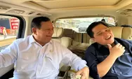 Prabowo Subianto Deklarasikan Nama Cawapres, Senin 23 Oktober 2023, Gibran atau Erick Thohir? Ini Katanya