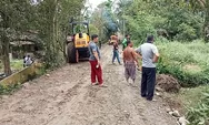 Jalan Penghubung Dua Desa di Patumbak Diperbaiki, Warga: Enak Berkendara ke Ladang