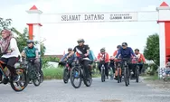 Meriahkan HUT RI Bupati Bersama Komunitas Sepeda Gowes di Asahan