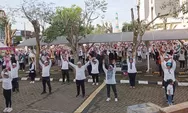 Ribuan Warga Siantar Senam Sehat Festival SisiBatasLabuhan Bank Indonesia